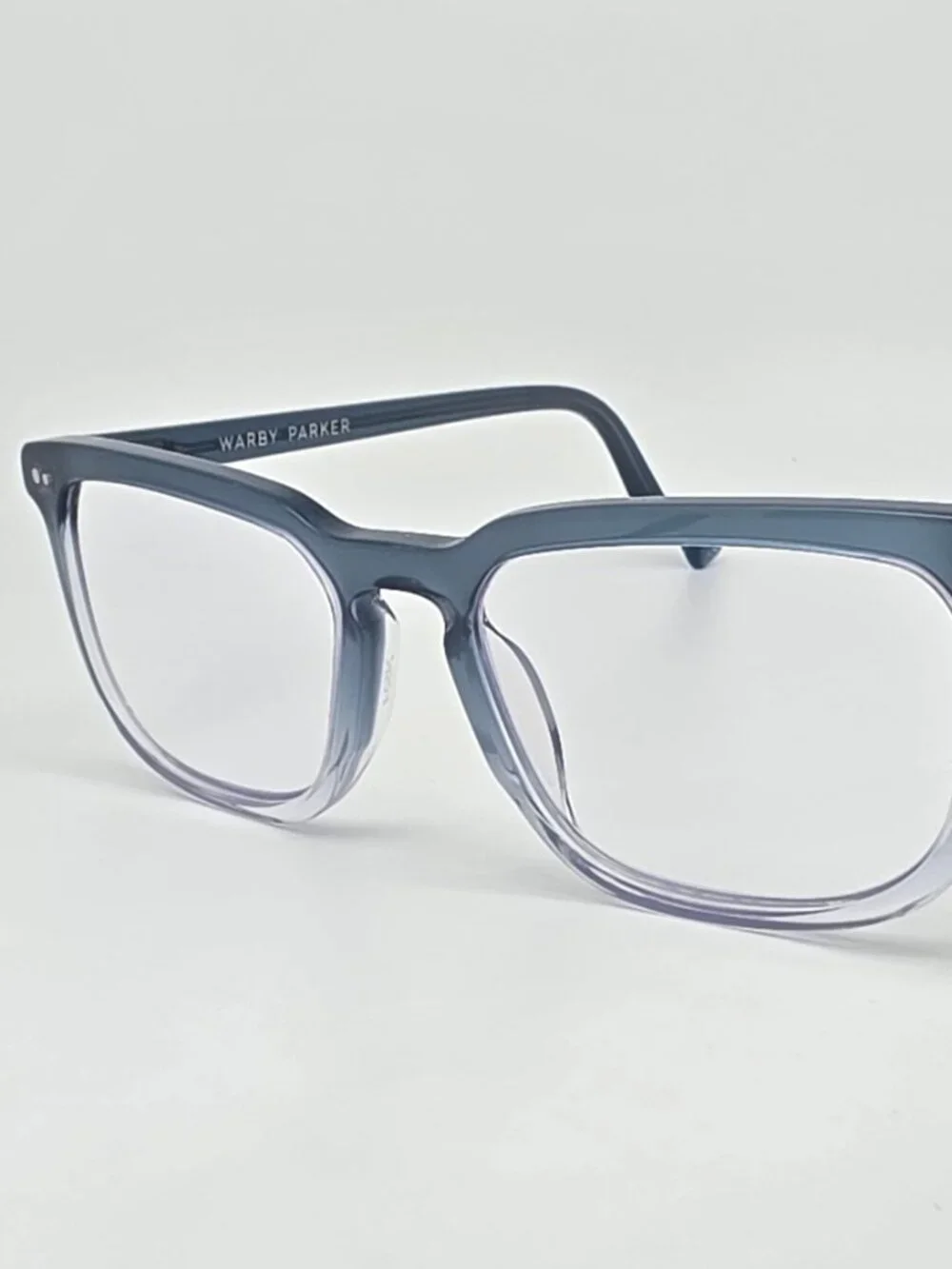 Warby Parker Melton M 748 Caspian Crystal Fade Eyeglasses Frame w Case 51-16-145